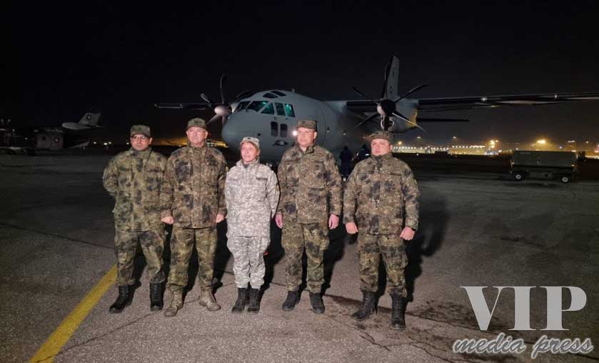 С полет на самолет „Спартан“ на ВВС България достави хуманитарна помощ за пострадалите от земетресението в Сирия